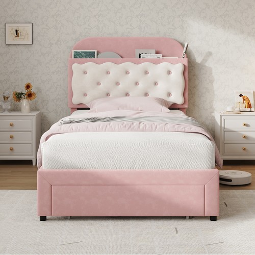 Single bed frame 3ft soft - single,