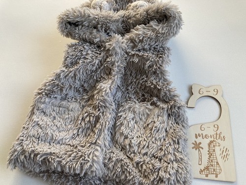 Super furry hooded gilet baby - super,