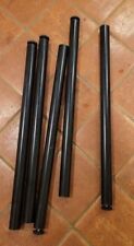 Set of five (5) black Ikea Adils table legs