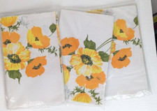 3 Vintage Yellow Spring Flower