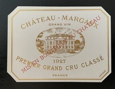 Château Margaux 1927 Label -