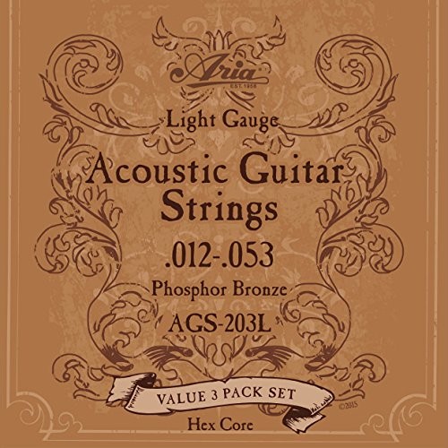 Aria folk guitar strings - aria,