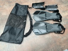 Greatever Kids Snorkel Fins Swim Flippers Junior size 9 - 13 Adjustable - New