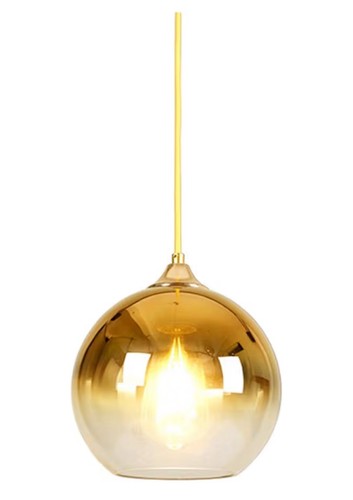 Spherical glass globe - glass, pendant