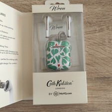 Cath Kidston Bluetooth Earbuds Headphones True Wireless Stereo Mic Marble Hearts
