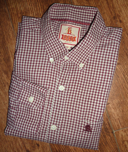 Baracuta shirt dark red - baracuta,