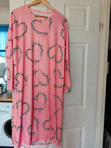 Women silk nightshirt xl - women’s,