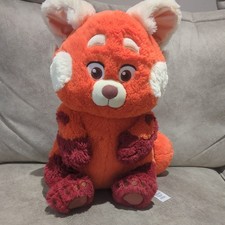 Disney Parks Turning Red 16" Plush Red Panda Mei Plush Cuddly Toy Teddy Large 