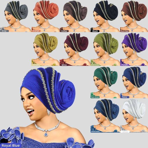 Rhinestone hijab hat - rhinestone, lady