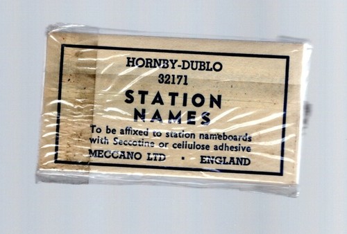 Hornby dublo trade - trade, of