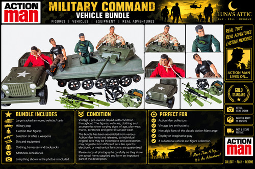 Action man military bundle - military,