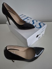 Guess Black Patent Court Shoe