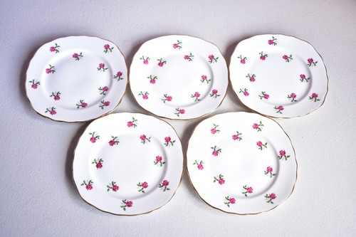 Vintage colclough pink rosebud - vintage,