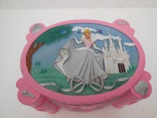 Disney Princess ~ Cinderella Musical Jewellery Box ~ Pink ~ Disney Store