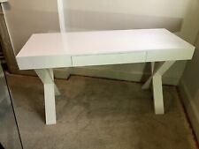 Large white gloss desk/console/dressing table