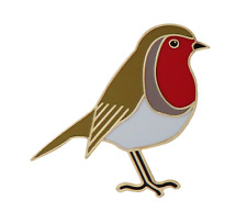 Christmas Robin Pin Badge
