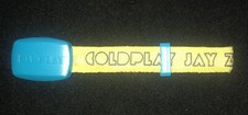 2012 Coldplay Jay Z Brooklyn Tour Yellow LED Wristband Bracelet