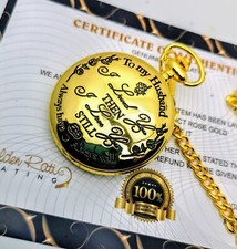 24k Gold Plated Antique Quartz