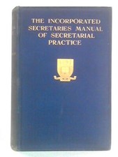 A Manual Of Secretarial Prac (Head, Porter-Fausset and Wilson - 1930) (ID:84519)