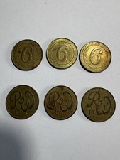 Ruffler walker sixpence - sixpence, 6p