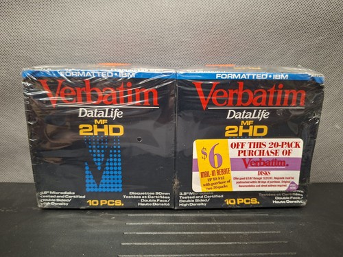 20x verbatim floppy disks - 20x,