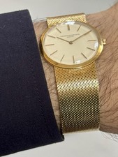 18K Solid Gold Vacheron Constantin Dress Wristwatch 