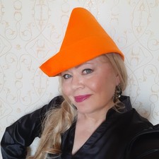 Orange pointed medieval archer