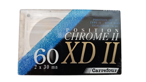 Audio cassette tape chrome - cassette,