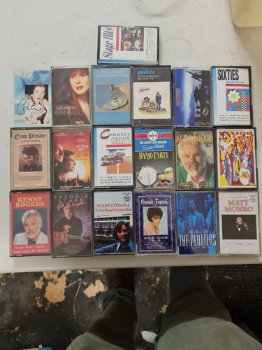 Joblot vintage cassette - joblot,