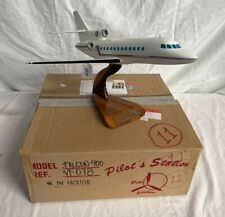 Pilot's Station Models FALCON 900 VF-078 Private Jet Aircraft 1/48 Handmade 34cm