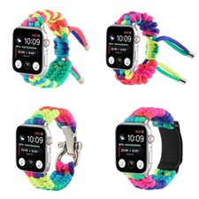 Nylon Rope Wristband Woven Replacement Strap For Apple Watch S11 10 9-1 Ultra3/2