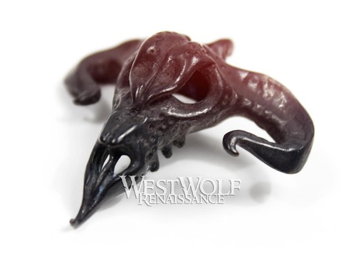 Horned demon goat skull - demon,