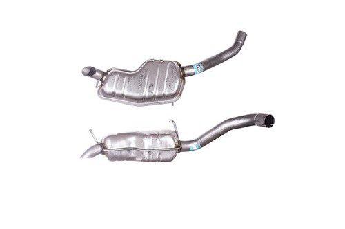 Exhaust silencer tail - silencer, for