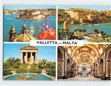 Postcard Valletta Malta