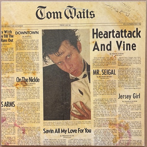 Tom waits heartattack and - -,