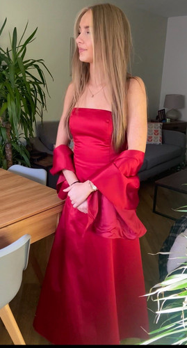 Debut size red - debut, prom