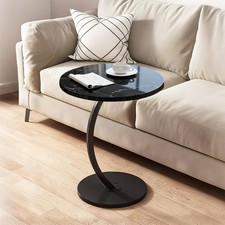 Shape sofa side table - c-shape,