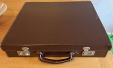MASONIC: Vintage Brown Leather Grand/Provincial Regalia Case