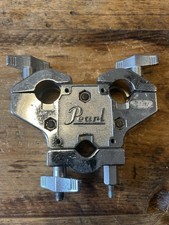 Pearl AX30 Adapter Double Tom Or Cymbal Clamp + Pearl thinner clamp for Drum Kit