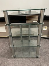 Hifi Rack Glass MIDI Size Good Condition 5 Shelves Cyrus Linn Separates
