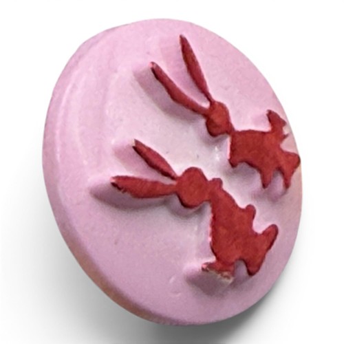 Baby pink round - baby, rabbit