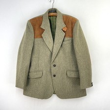 Beaver tweed jacket mens 42r - mens,