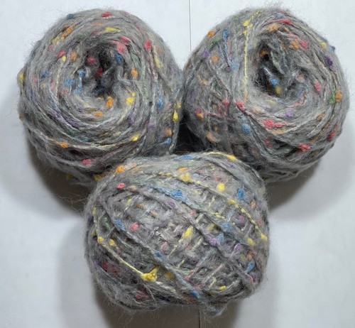 Mohair slub yarn ball - mohair, 3
