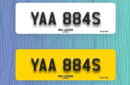 Yaa 884s private number plate - 884s,