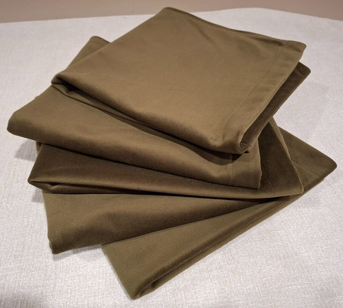 Khaki green super soft velvet - soft,