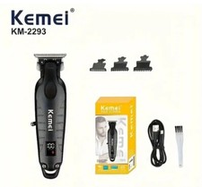 Kemei KM-2293 Hair Clipper Professional Electric Rechargeable Barber Trimmer New