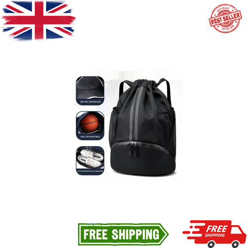 Drawstring sports backpack gym - drawstring,