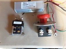 Electric motorbike e-bike transformer 72/12 Volts, Manual Cut-out, contactor