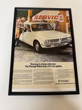 FRAMED Original 1971 Triumph