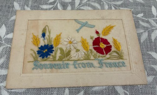 Ww1 era embroidered - era, silk